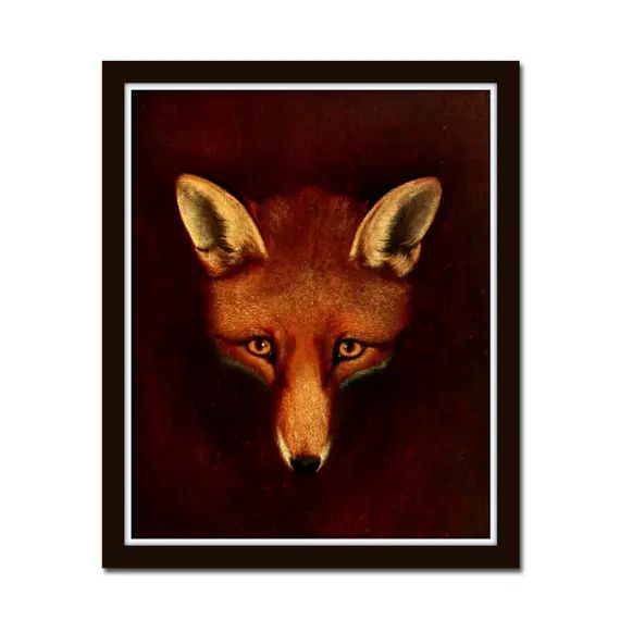 Antique Fox Portrait, Giclee, Print, Wall Art, Art Print, Fox Print, Animal Prints, Home Decor, F... | Etsy (US)