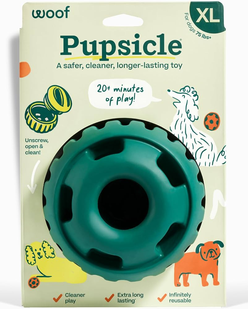 WOOF Pupsicle - Long-Lasting Interactive Dog Toy to Keep Your Pup Busy and Distracted - Safe for ... | Amazon (US)