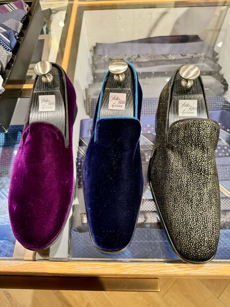 A stylish pair of loafers, in velvet or metallic or patent leather makes any holiday outfit look sharp. Slip these on this holiday season for your parties and events. Then wear with a sport coat or sweater and jeans all season long.

#LTKmens #LTKGiftGuide #LTKHoliday