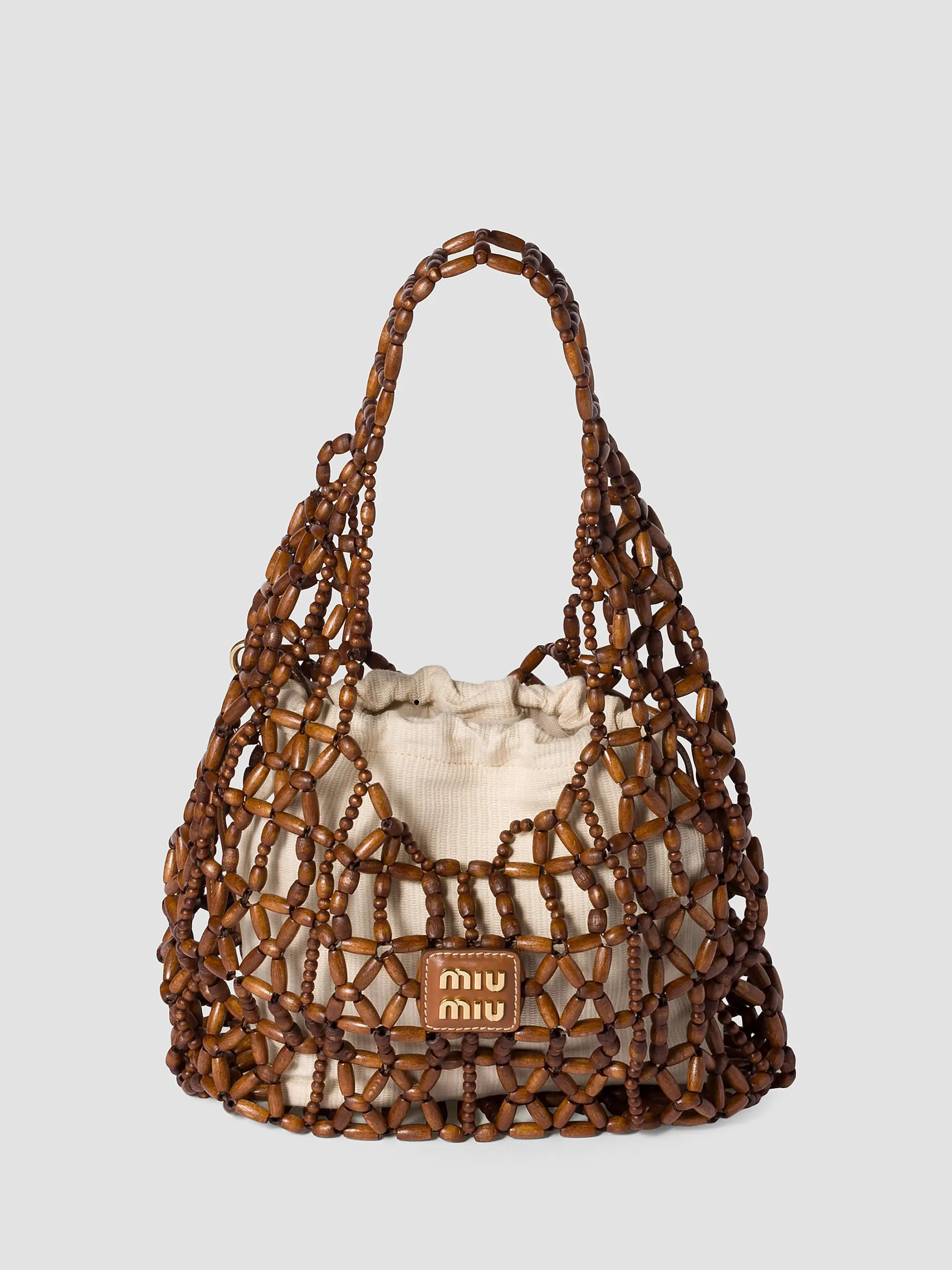 Miu Miu Mesh Hobo Bag | Saks Fifth Avenue | Saks Fifth Avenue