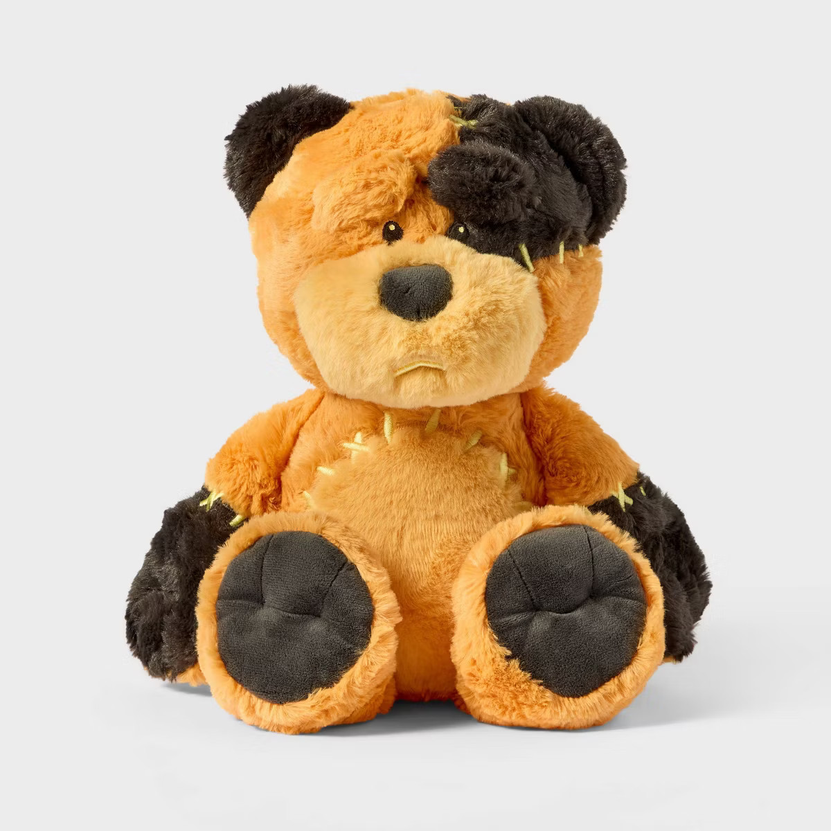 11.5" Orange/Black Frankenbear Stuffed Animal - Gigglescape™: Polyester Plush Toy, Character-Th... | Target