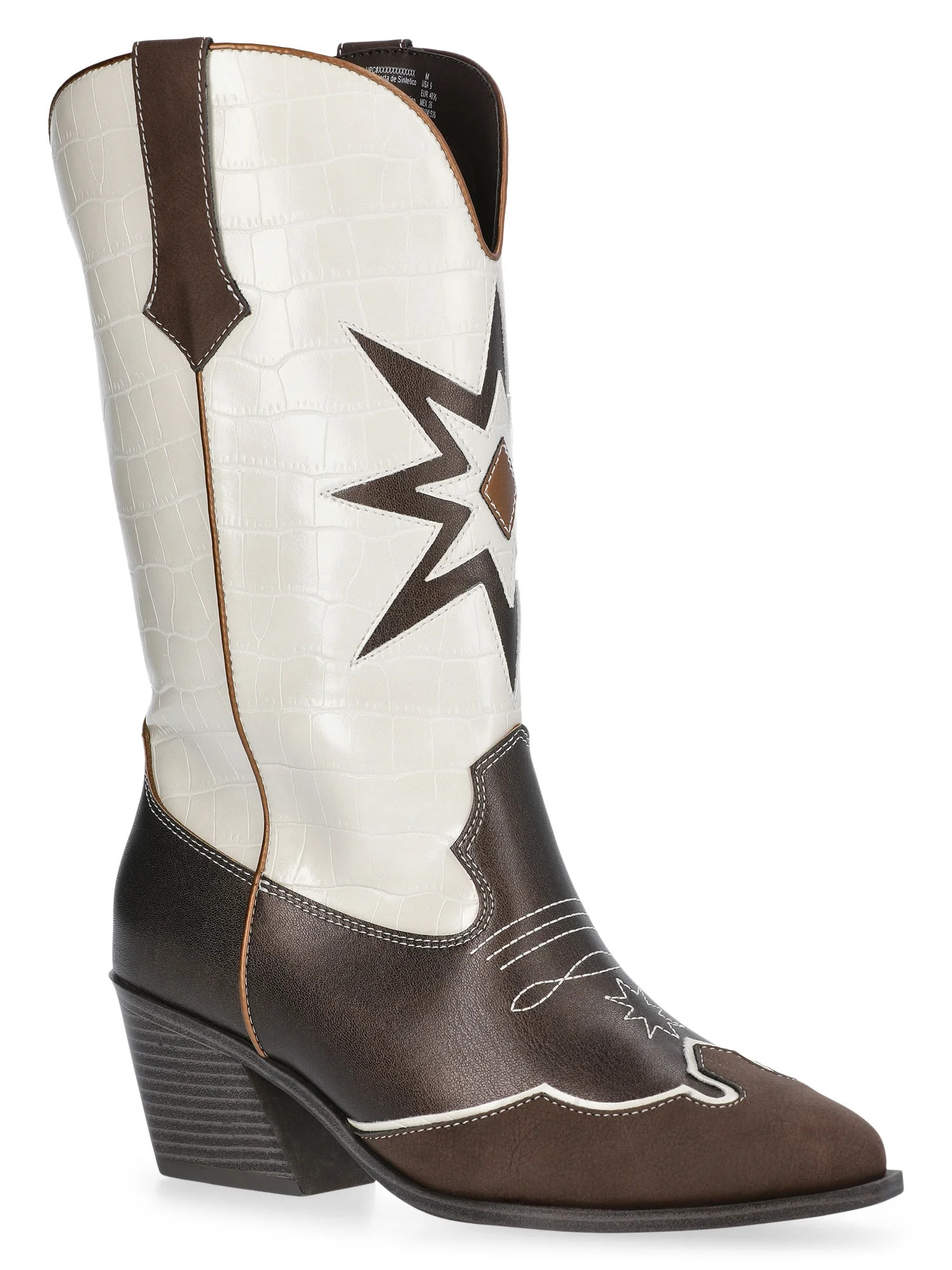 No Boundaries Women's Western Star Boots | Walmart (US)