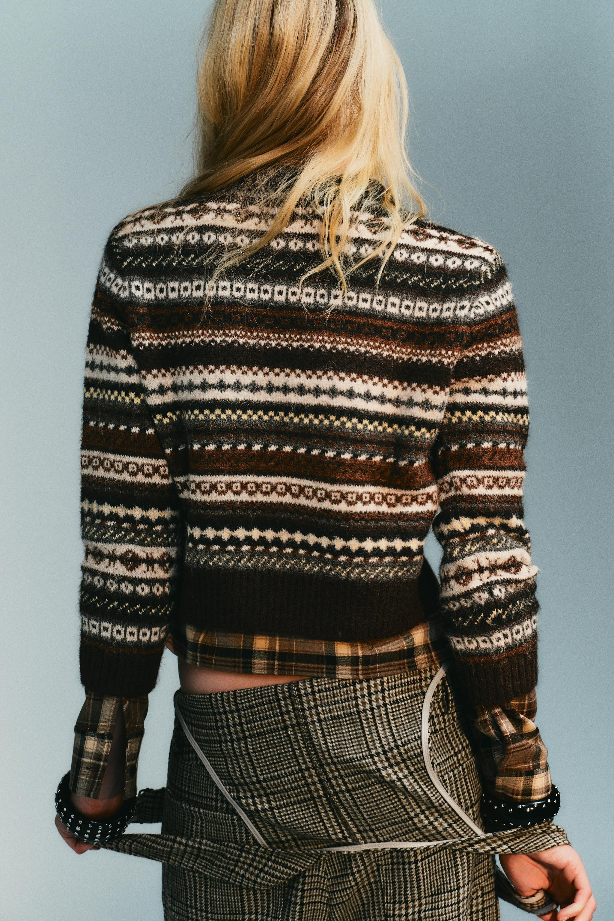 JACQUARD KNIT JUMPER | Zara US