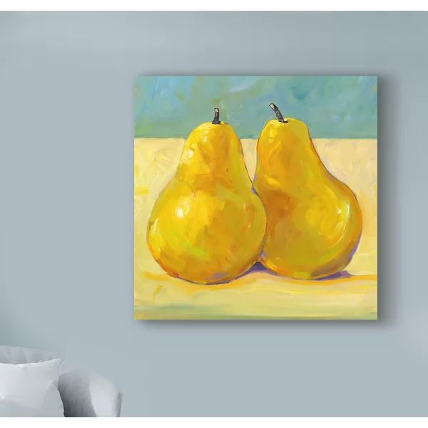 A Pair Of Pears Painting On Canvas by Timothy O' Toole Painting | Wayfair North America