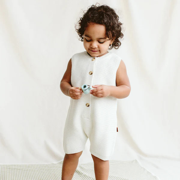 KNIT ROMPER | CLOUD | goumi