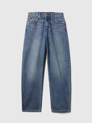 High Rise Barrel Jeans | Gap (US)