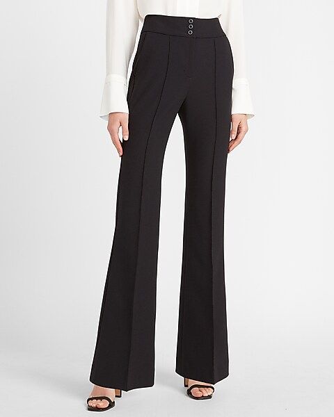 Super High Waisted Supersoft Seamed Flare Pant | Express