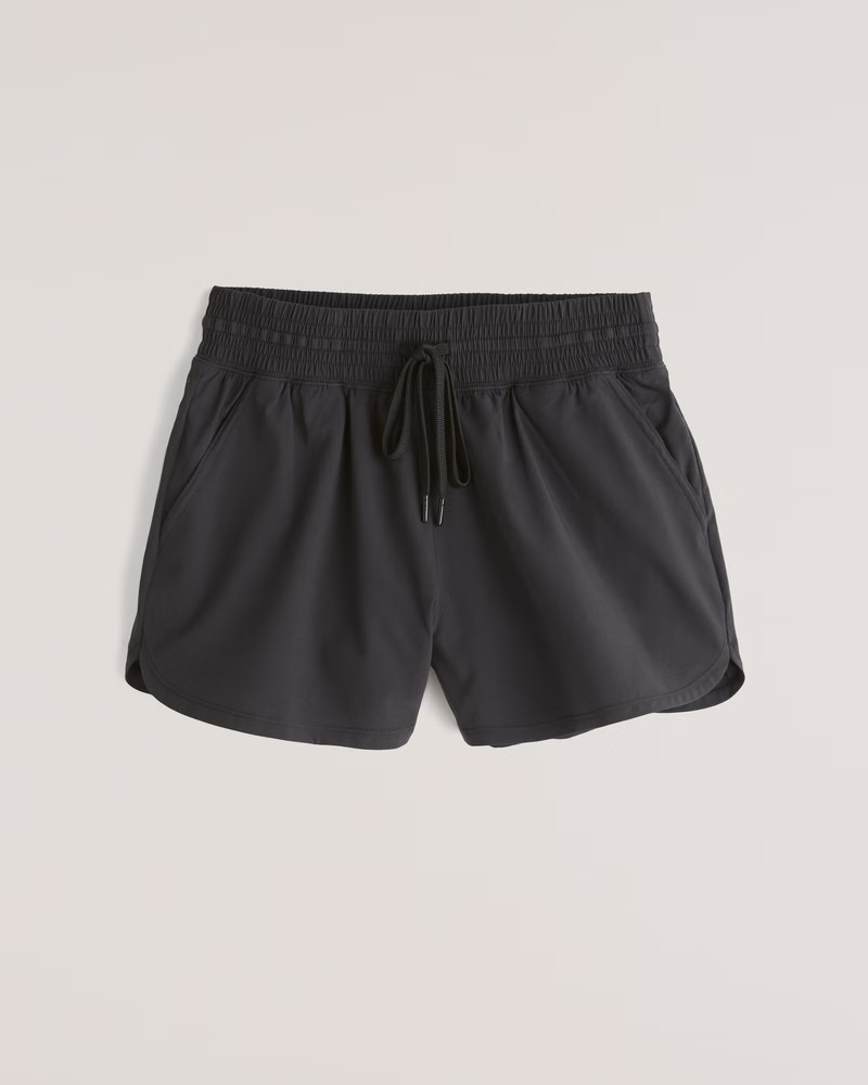 YPB motionTEK High Rise Lined Workout Short | Abercrombie & Fitch (US)
