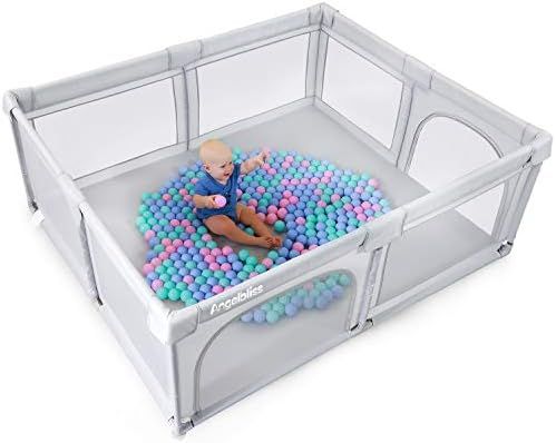 Amazon.com : ANGELBLISS Baby Playpen, Extra Large Playard, Indoor & Outdoor Kids Activity Center ... | Amazon (US)