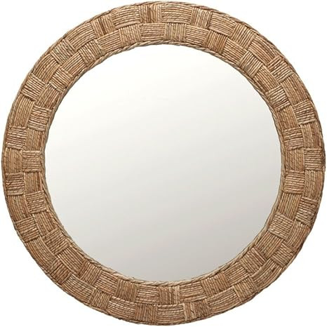 KOUBOO Round Rope Wall Mirror, Chequered | Amazon (US)