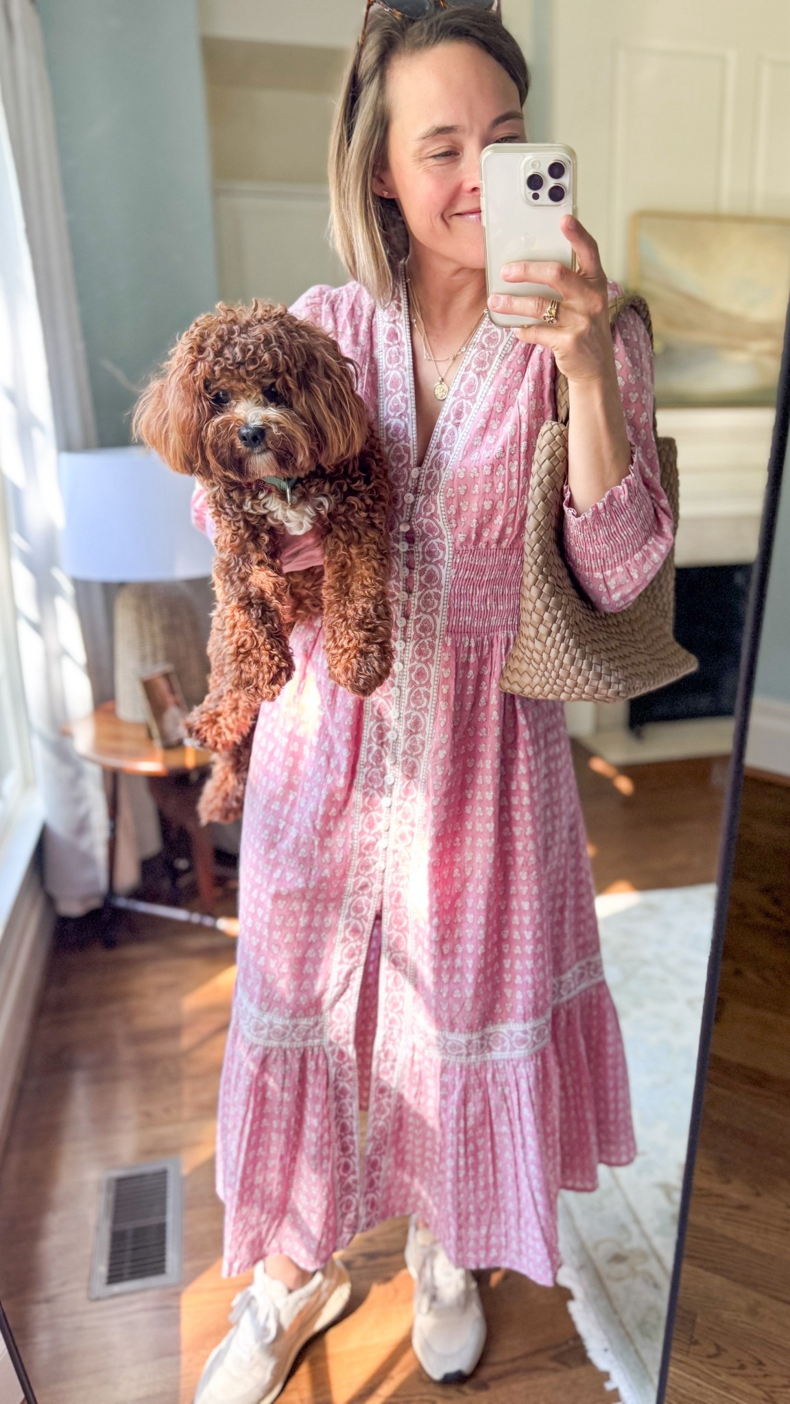 Favorite fall dress! I’m wearing a M 

#LTKOver40 #LTKMidsize