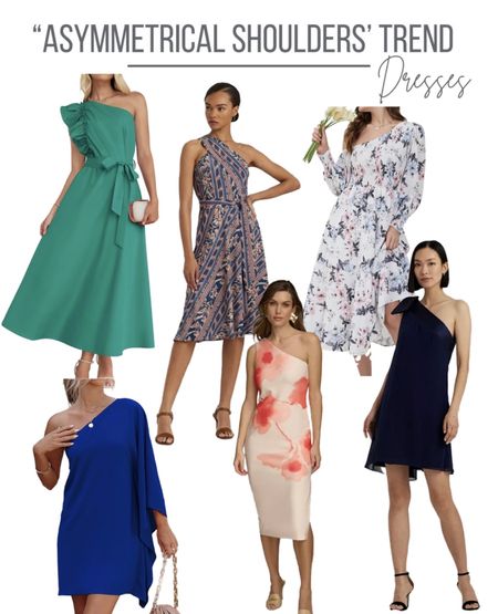 Asymmetrical shoulders are one of big trends for spring and they couldn’t look prettier than in dresses. Keep this style in mind as you plan your wedding guest dresses for the season.

#LTKSeasonal #LTKfindsunder100 #LTKstyletip