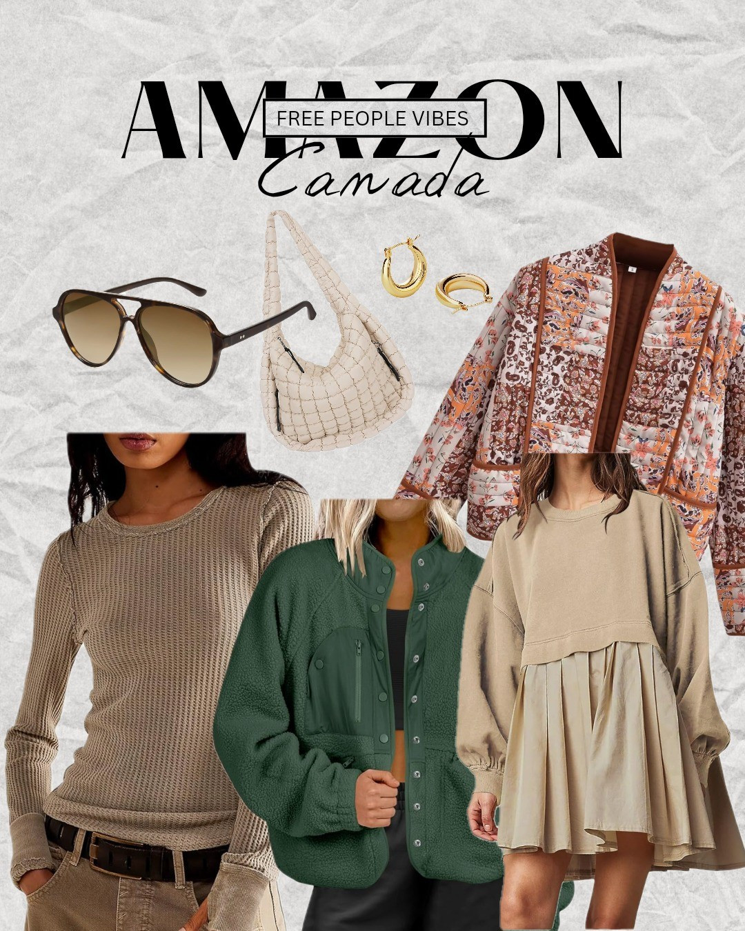 For those of us that would love to live that Free People life but on an Amazon budget! 

#LTKcanada #LTKautumn #FashionMonth