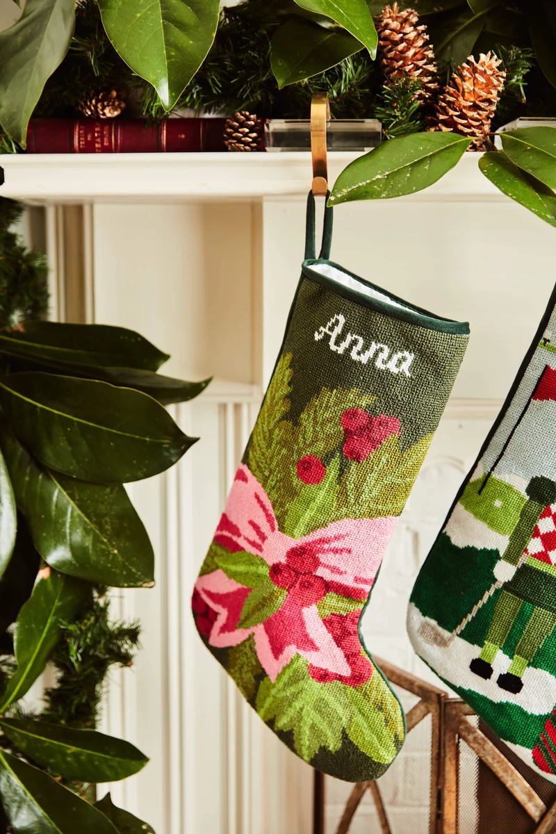 Holiday Greetings Full Size Stocking | Bauble Stockings