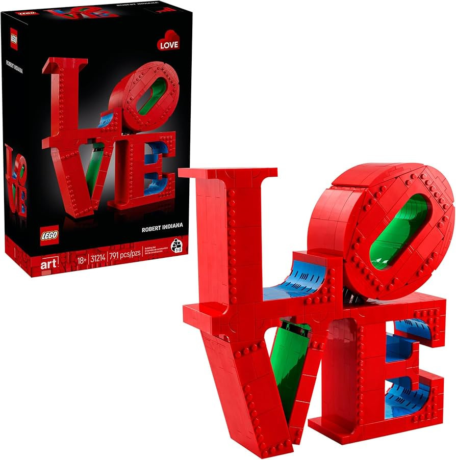 LEGO Art Love Collectible Building Set - DIY Kit for Adults, Ages 18+ - Gift for Birthdays - Home... | Amazon (US)