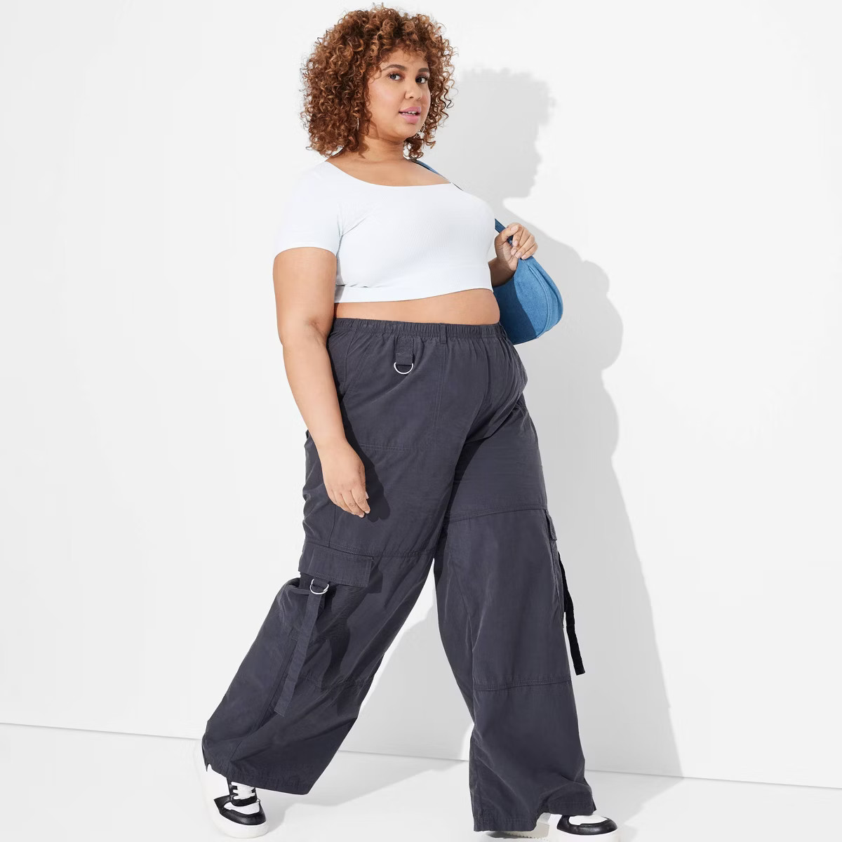 Women's Mid-Rise Wide Leg Cargo Pants - Wild Fable™ | Target