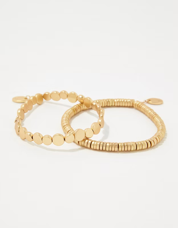 Aerie Bronze Bracelet 2-Pack | American Eagle Outfitters (US & CA)