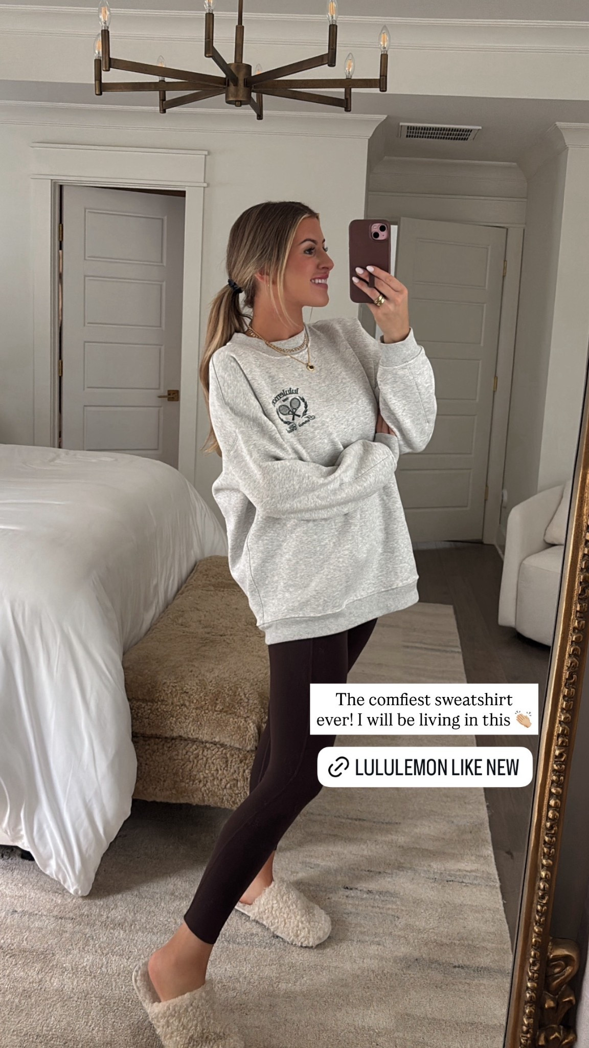 The coziest sweatshirt from @lululemon Like New! 🫶🏼 Use code “SIDNEY10” for 10% off! I sized up for an oversized fit! #ad #lululemoncreator #lululemonlikenew 

#LTKFindsUnder50 #LTKFindsUnder100 #LTKActive