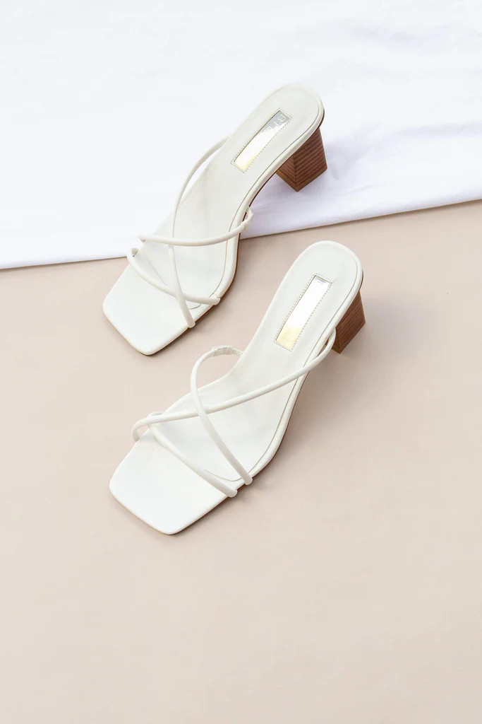 Unika Heel - White | Petal & Pup (US)