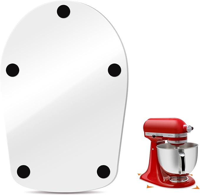 Mixer Slider Mat for KitchenAid 4.5 QT Stand Mixer, Acrylic Convenient Sliding Tray Appliance Sli... | Amazon (US)