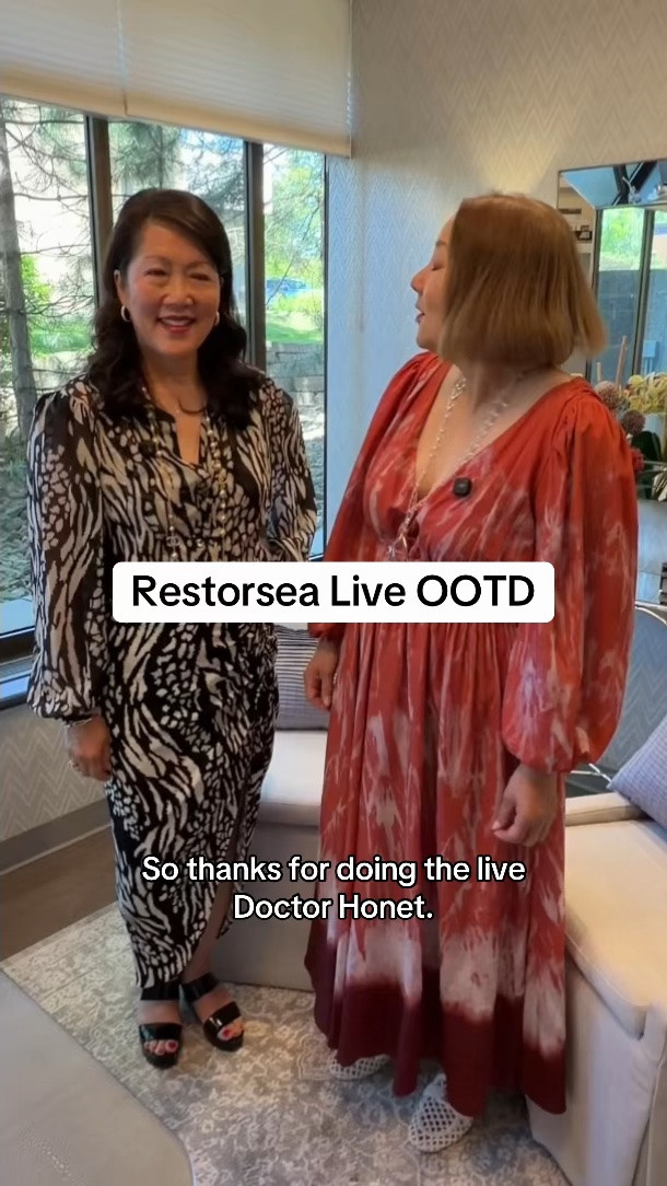 Thanks Linda C. Honet, MD for a great Restorsea Live. Dr. Honet’s Anita Ko ring is tagged below

#LTKvlog #LTKstorytime #LTKBeauty