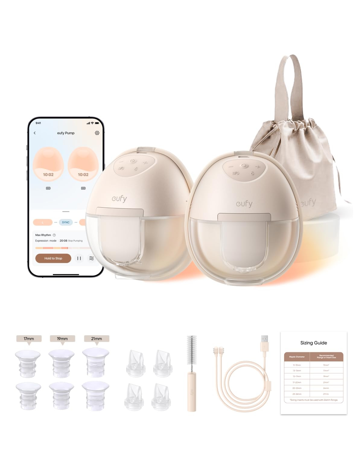 eufy Security Heated Breast Pump S1, Hands-Free Breast Pump with Industry-Leading HeatFlow Tech, ... | Amazon (US)