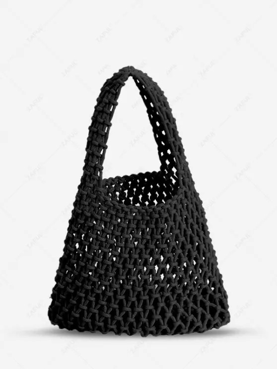 Süßigkeiten Farbe Fischnetz Häkeln Strand Tragetasche | ZAFUL (Global)