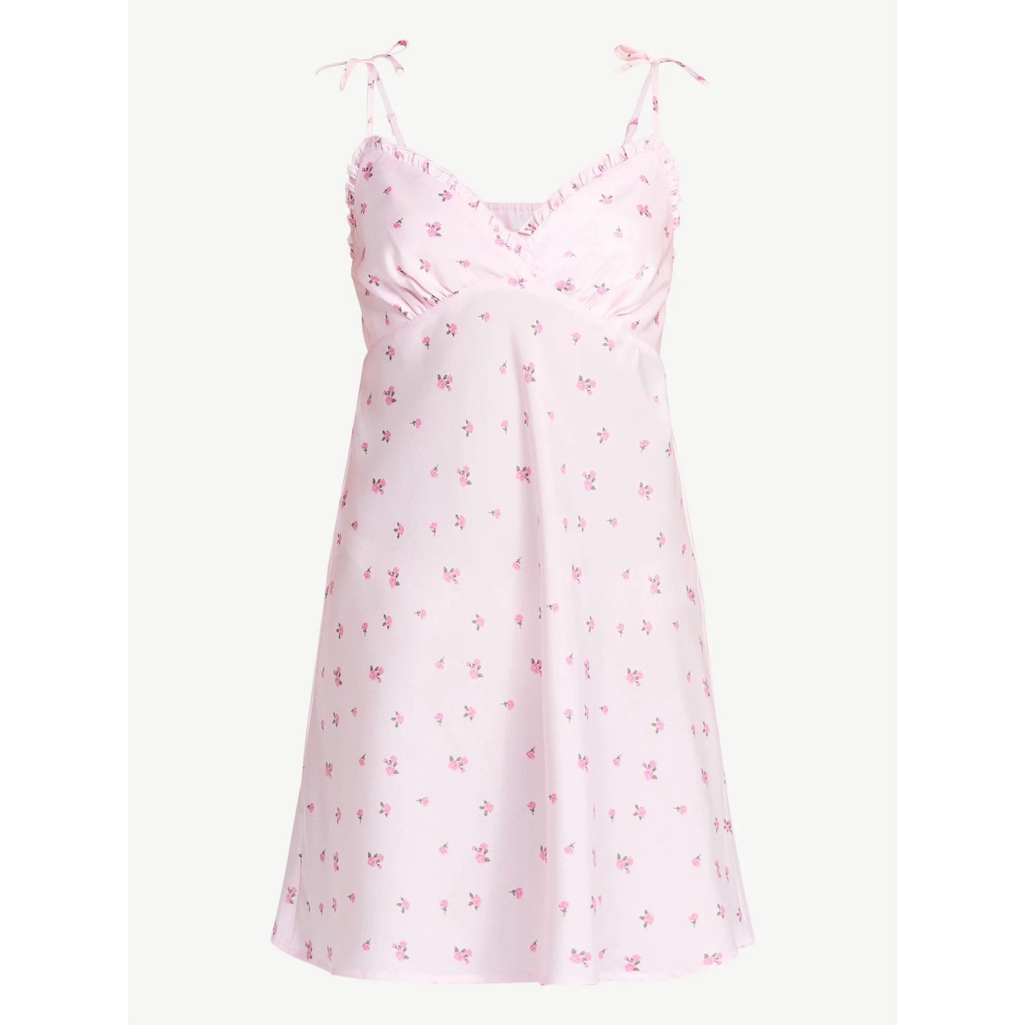 No Boundaries Sleepwear Slip Dress, Women's XS-XXL | Walmart (US)