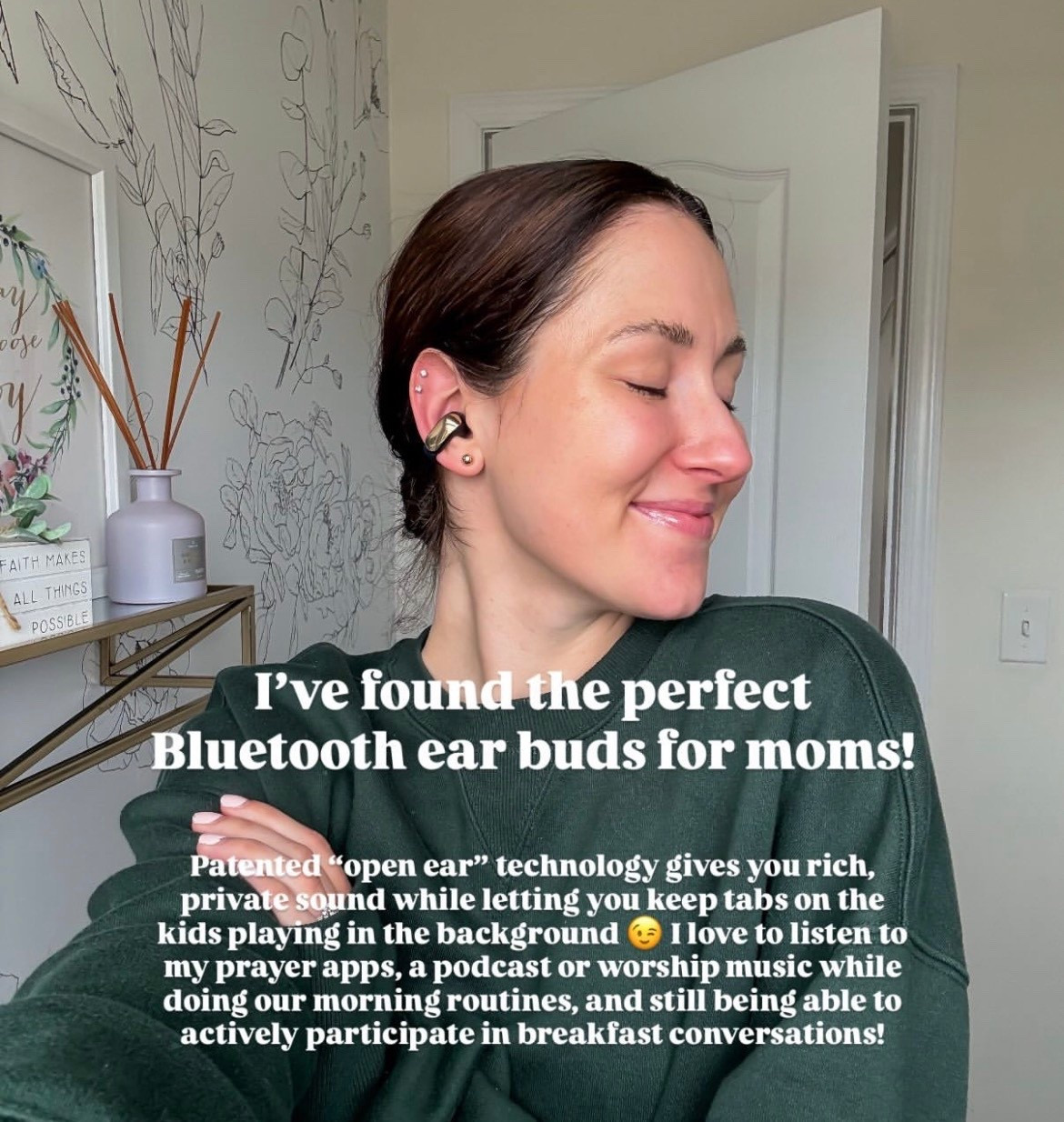 I’ve found the perfect Bluetooth ear buds for moms! Listen to your tunes or podcast AND still be able to hear your kids yell MOM for the umpteenth time! 🤪

#LTKmomlife #LTKdayinmylife