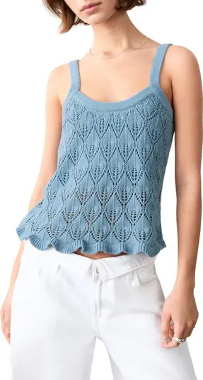 MANGO TEEN Open Stitch Tank | Nordstrom | Nordstrom