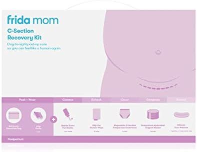 Frida Mom C-Section Recovery Kit for Labor, Delivery, & Postpartum| Socks, Peri Bottle, Disposable U | Amazon (US)