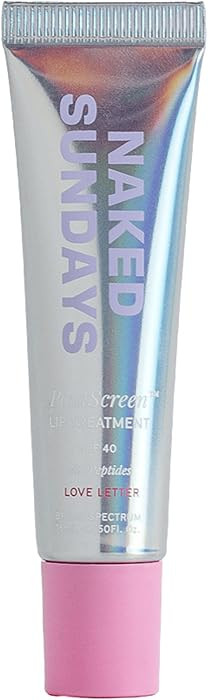 Naked Sundays Poutscreen SPF 50 Lip Treatment – Hydrating Lip Balm with Broad Spectrum, Glossy ... | Amazon (US)