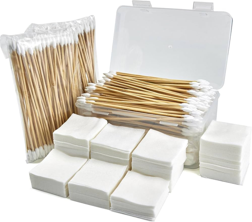 Gun Cleaning Kit - 2" Cleaning Patches and 6" Cotton Swabs | Amazon (US)