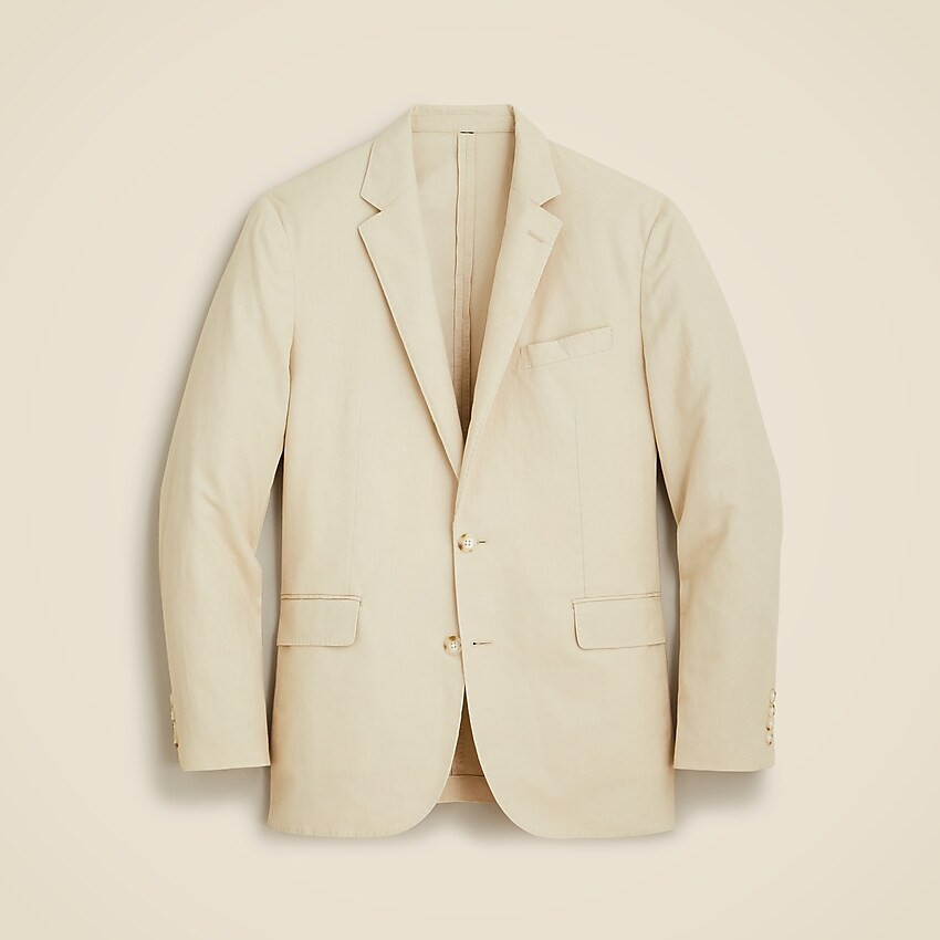 Ludlow Slim-fit unstructured suit jacket in Irish cotton-linen | J. Crew US