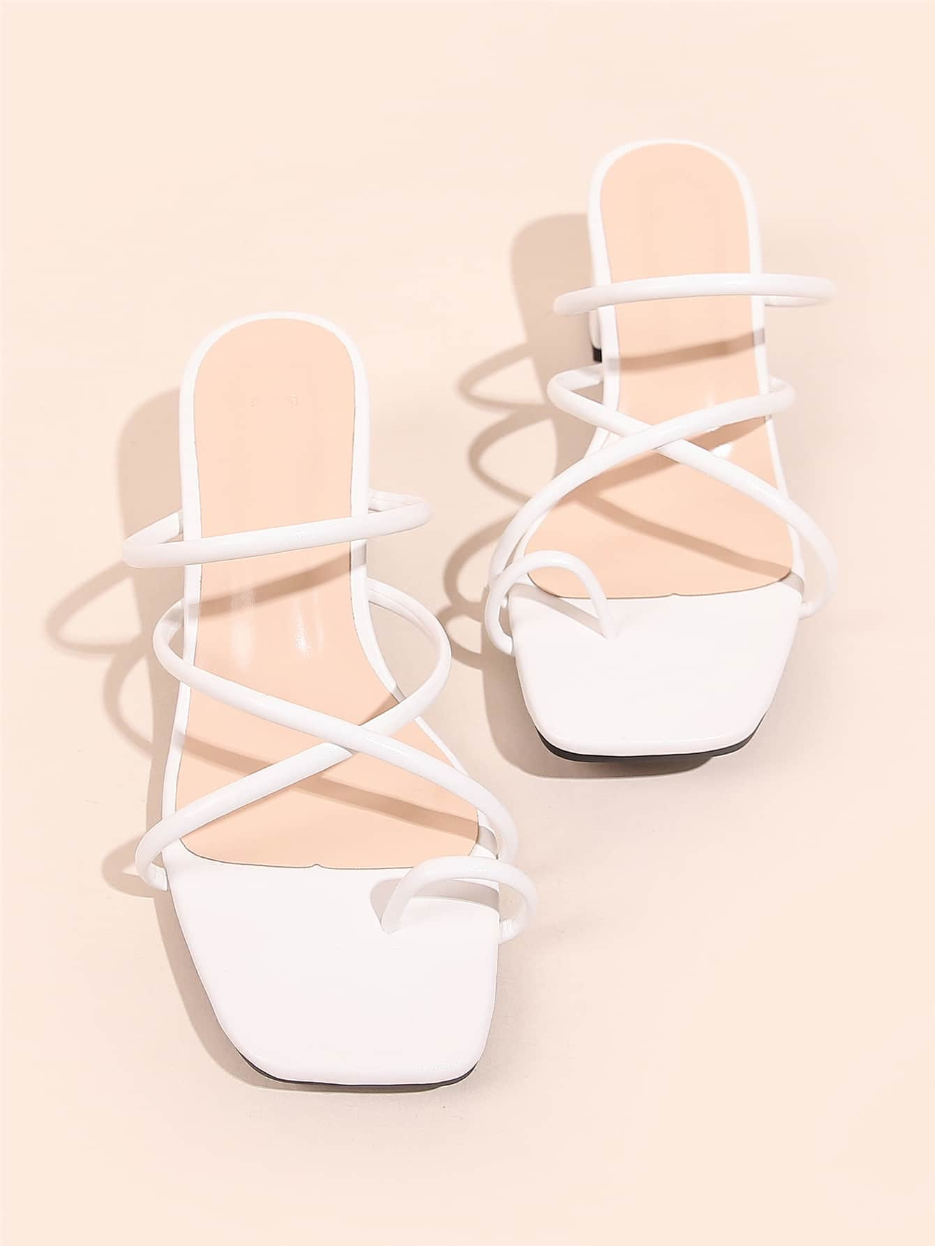 Minimalist Strappy Thong Sandals | SHEIN