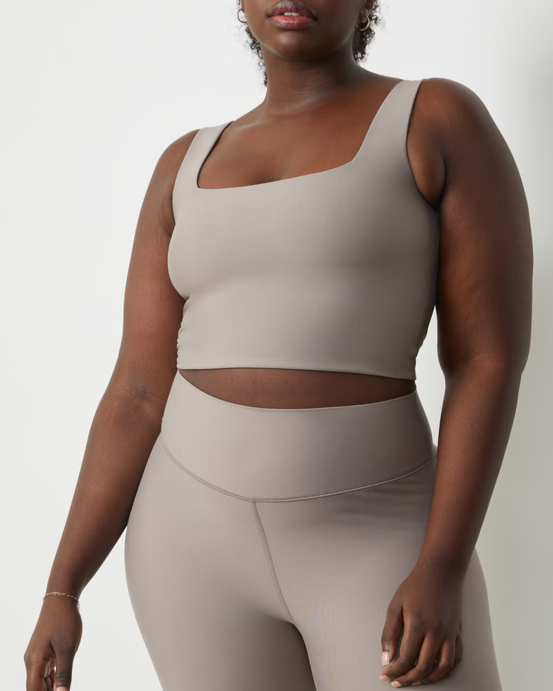 Women's YPB sculptLUX Squareneck Slim Tank | Women's Active | Abercrombie.com | Abercrombie & Fitch (US)
