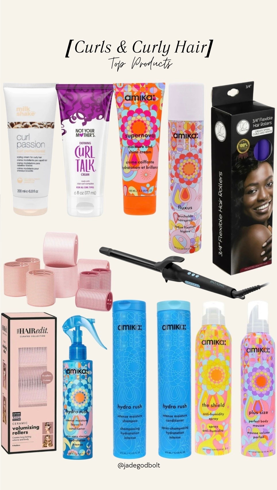 Curls & curly hair top products from Walmart! 

Hair rollers, anti frizz, hair spray, volumizing, curling wand

#LTKmomlife #LTKselfcare #LTKBeauty