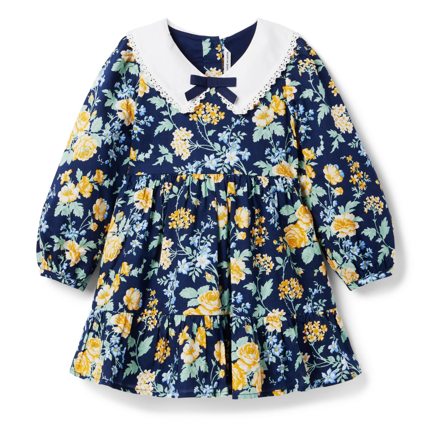 Floral Bow Collar Dress | Janie and Jack