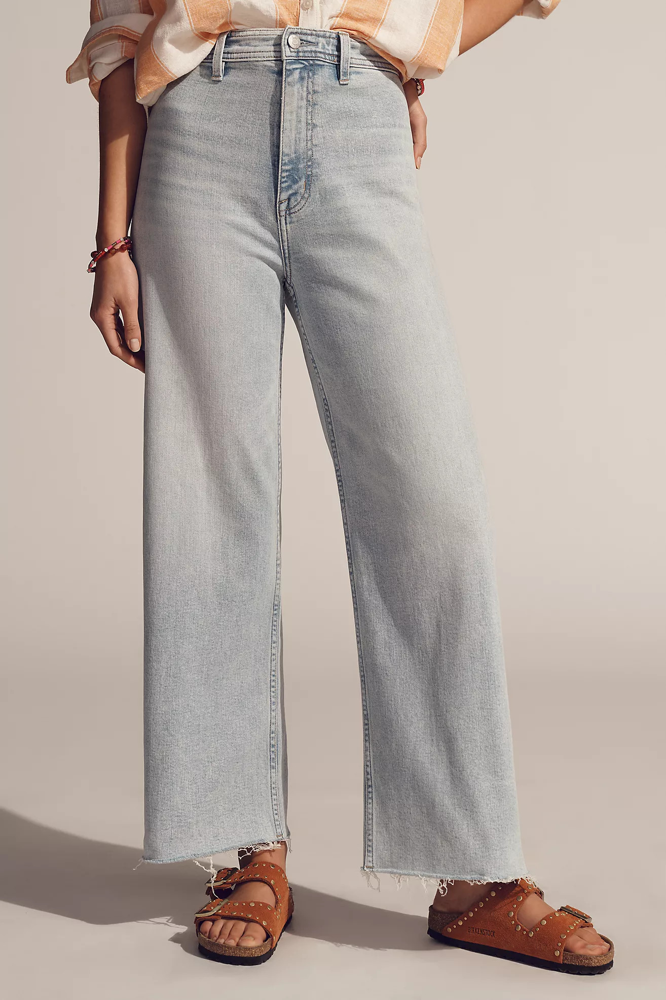 Pistola Penny High-Rise Crop Wide-Leg Jeans | Anthropologie (US)