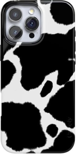 Casely iPhone 16 Pro Case | Current Mood | Cow Print | Classic Ultra Slim Case Design | Compatible with MagSafe | Amazon (US)