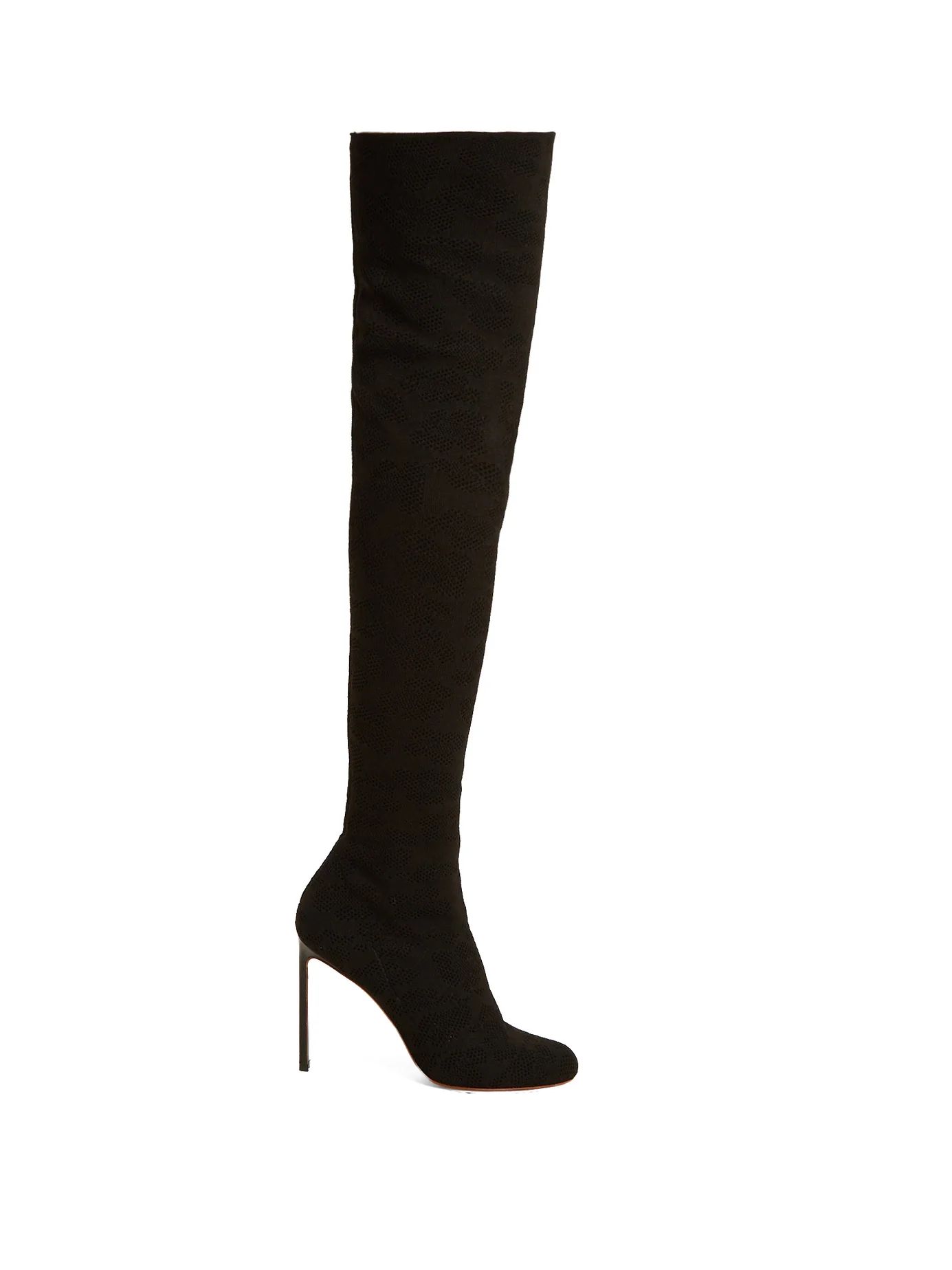 Eyelet-knit sock over-the-knee boots | Matches (US)