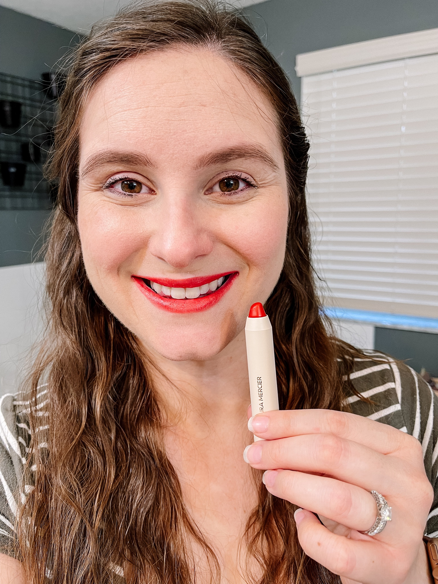 Wearing Laura Mercier Petal Soft Lipstick Crayon in Chloé (a warm red). 

These remind me of the Honest Beauty lip crayons  

#LTKHoliday #LTKbeauty #LTKparties