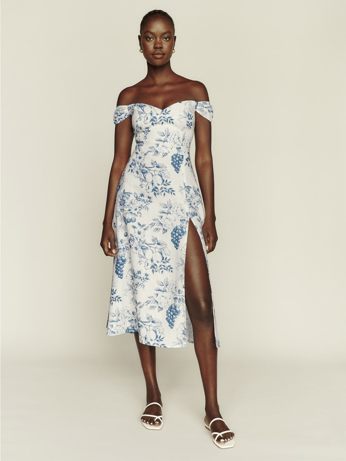 Bridgton Linen Dress | Reformation (Global)