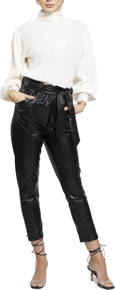 Bishop + Young Women's Harper Paper Bag Pant | Amazon (US)