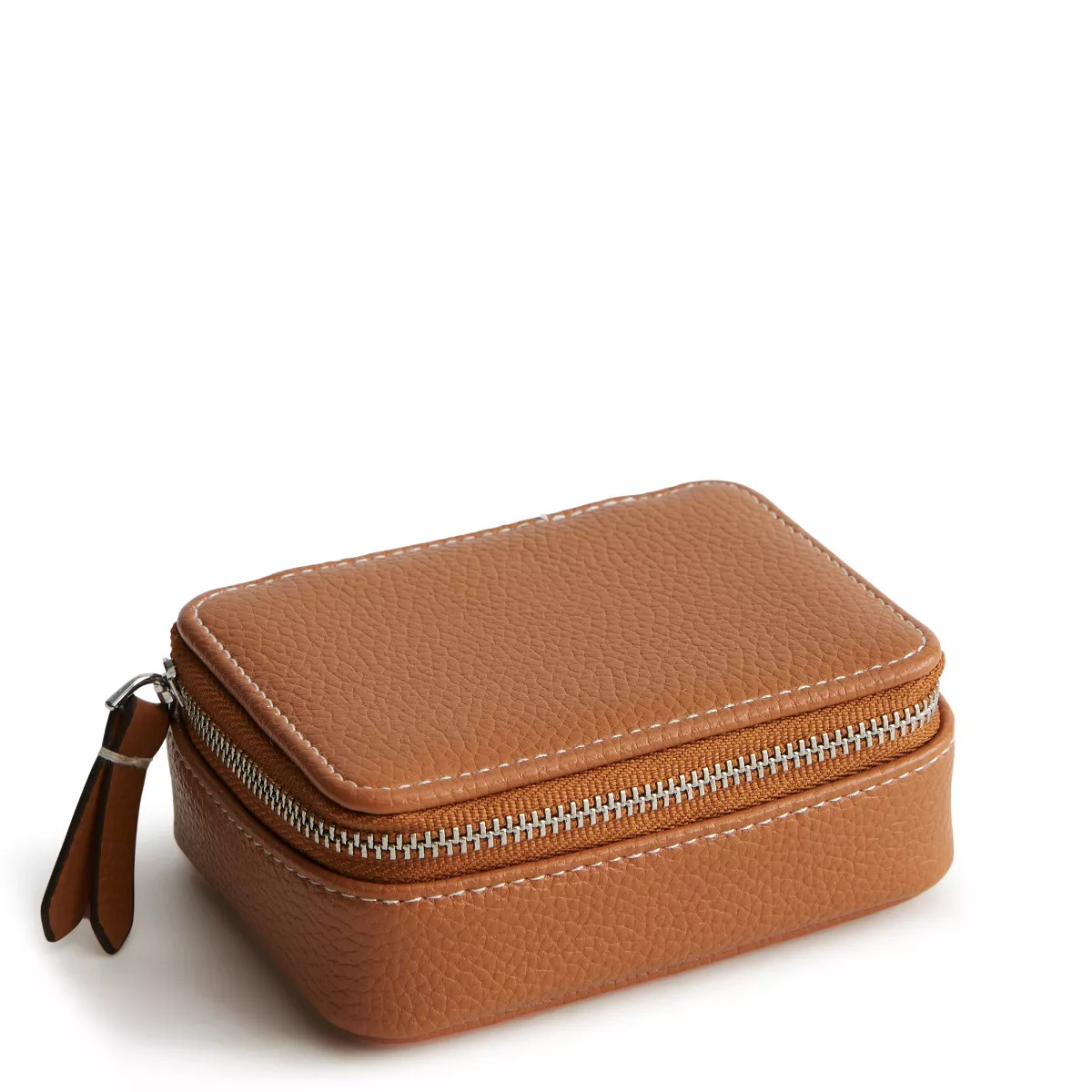 Vera Bradley Women's Outlet Faux Leather Essential Travel Pill Case Roasted Pecan | Target