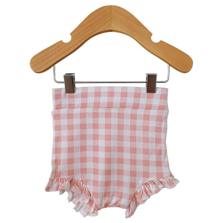 Ruffle Bloomer, Pink Gingham | SpearmintLOVE
