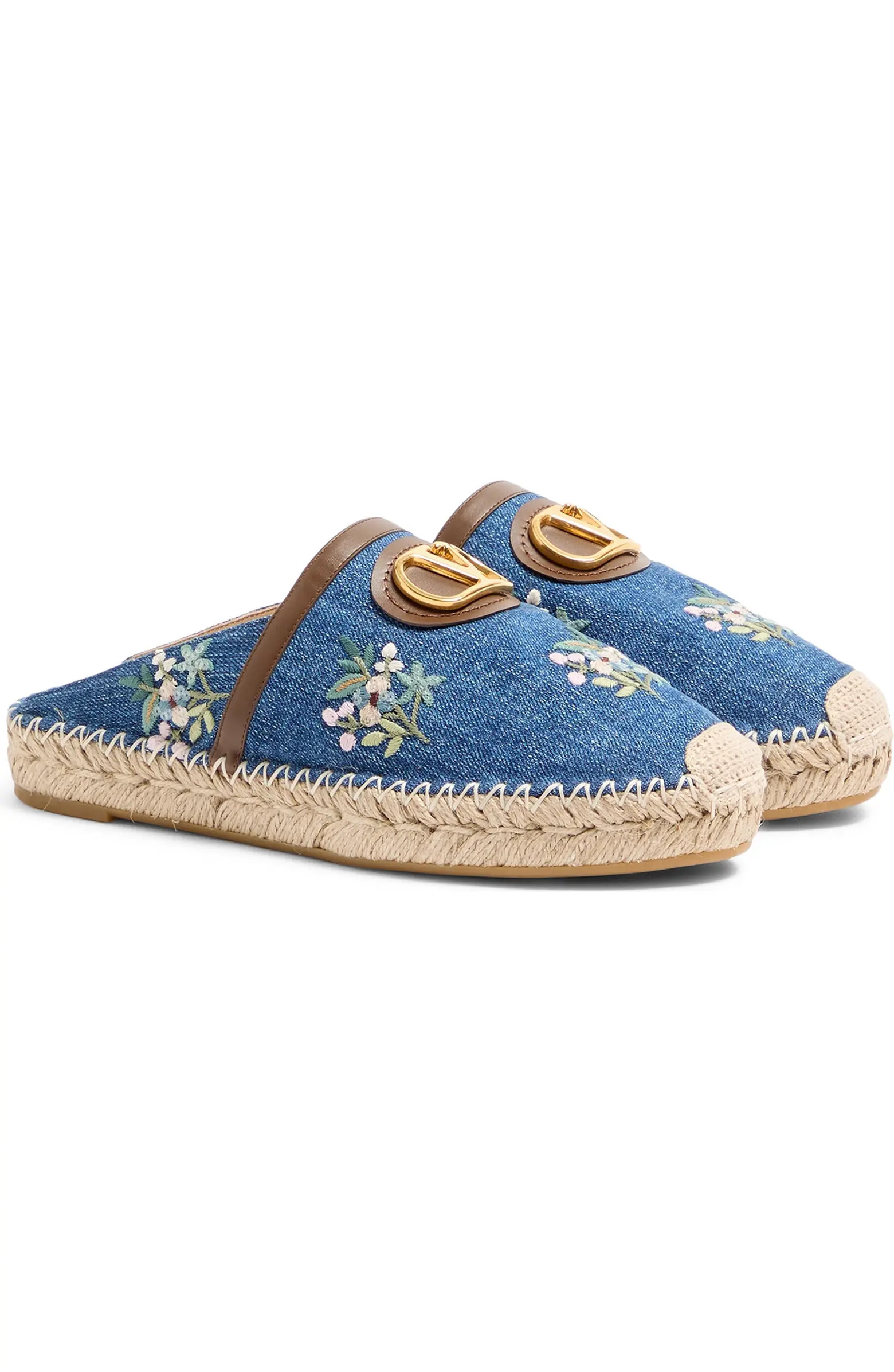 VLOGO Embroidered Espadrille Mule (Women) | Nordstrom