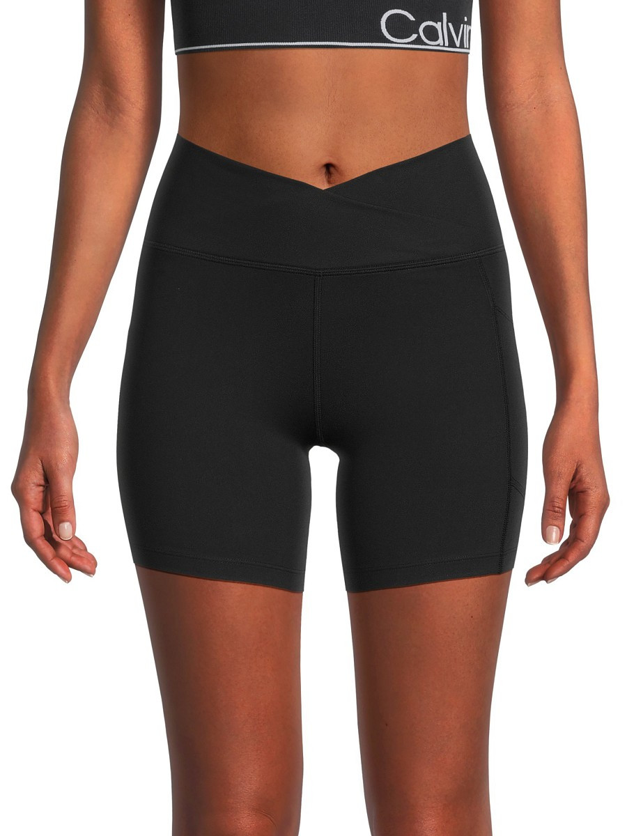 Calvin Klein Women's Logo Biker Shorts - Black - Size XL | Saks Fifth Avenue OFF 5TH
