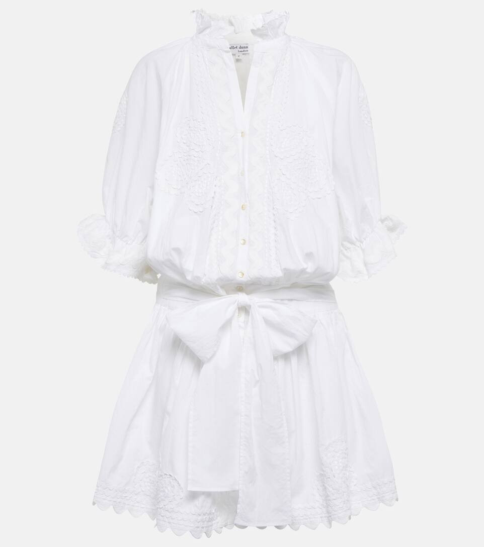 Embroidered cotton minidress | Mytheresa (US/CA)