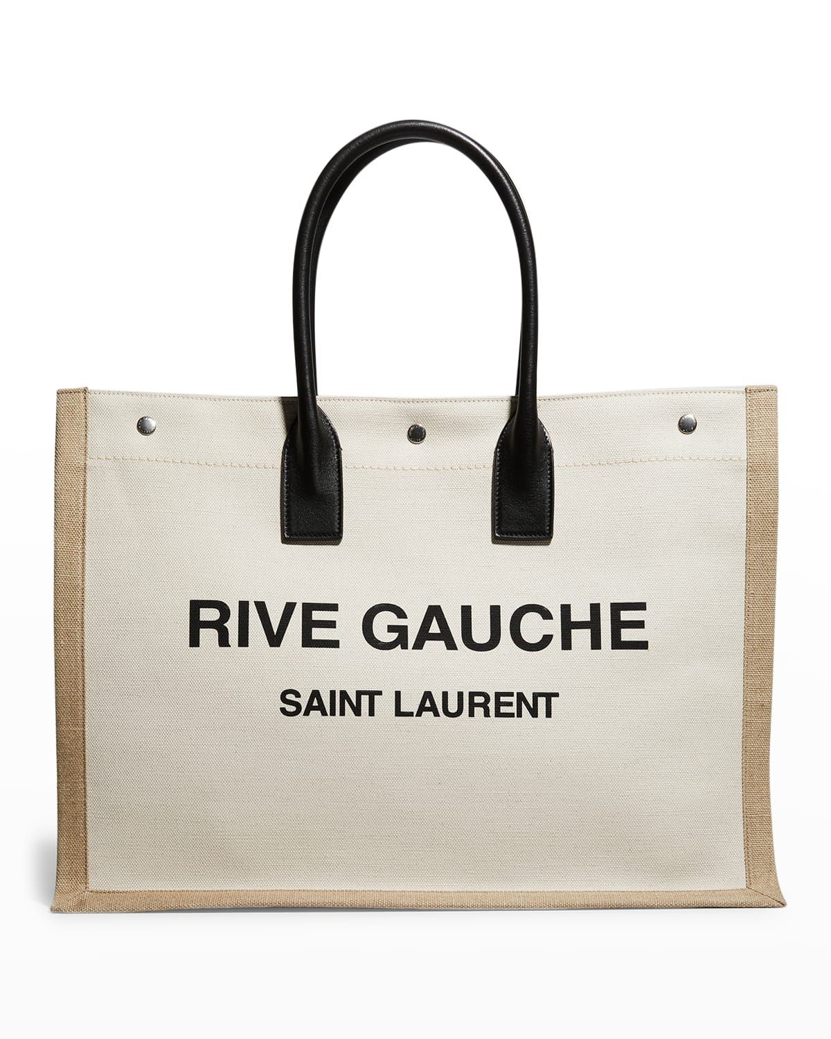 Rive Gauche Canvas Tote Bag | Neiman Marcus